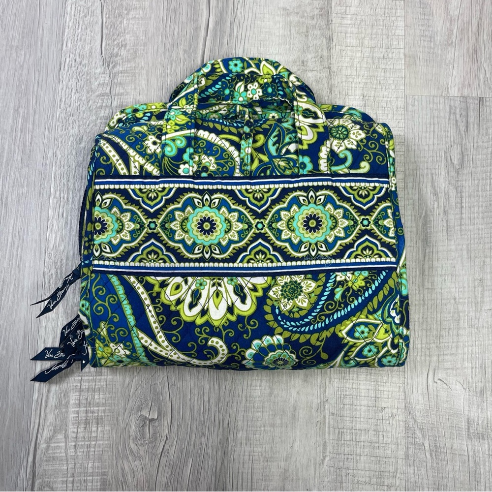 Vera Bradley Hanging Travel Organizer Blue Green